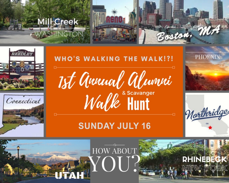 1st Annual Alumni Walk & Scavenger Hunt